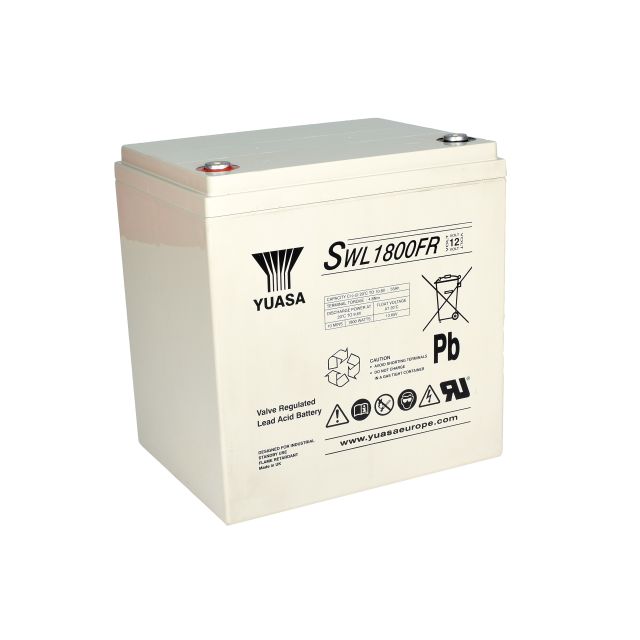 12V 57.6Ah - Yuasa SWL series VRLA high rate battery